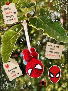 Handmade Spiderman Ornament