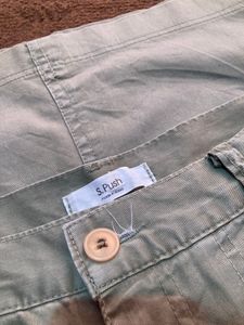 Olive Green Mini Skirt