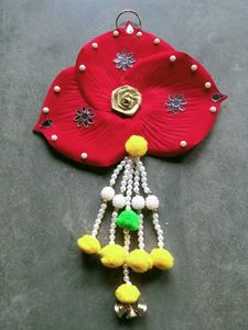 Handmade Red Flower Hanging Decor