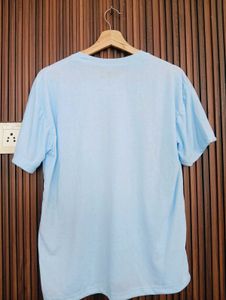 Light Blue Graphic T-Shirt