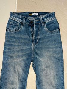 Off duty Flared Blue Denim Jeans