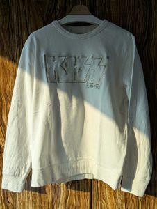 KISS Band White Pullover Sweatshirt