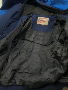 Blue Hooded Jacket