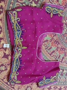 Stone Work Saree