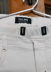 White Slim Fit Jeans