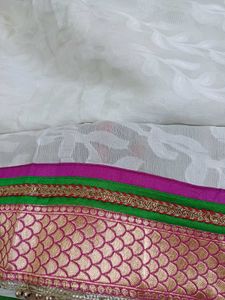 🆕️ Brasso Saree with Brocade Border