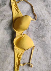 Yellow Padded Bra