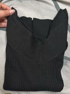 prety black strechable top