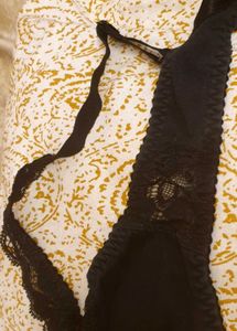 Black Lace Bra