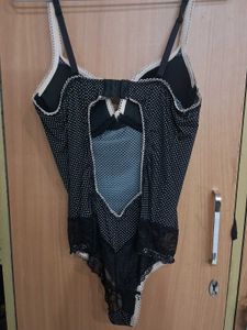 Polka Dot Cami bodysuit with Bow