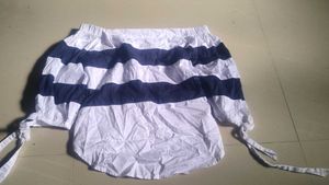 Striped Cotton Tunic Top