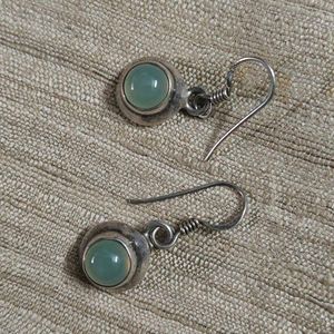925 chalcedony dangler