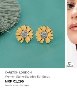 Carlton London Flower Earrings ‼️Offer price drop