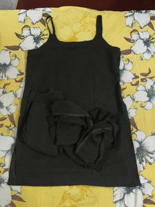 Elegant Black Sequined Kurta Set