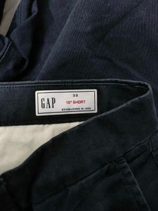 Men's Navy Blue Chino Shorts