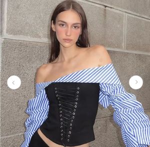 Stylish Off-Shoulder Corset Top