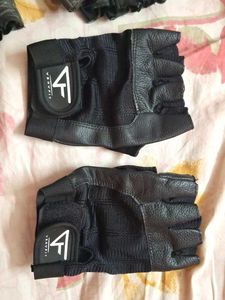 Pure leather Men's Fitness Gloves