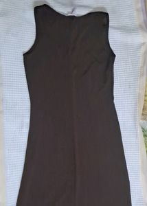 Chocolate Brown Shimmer Bodycon Dress