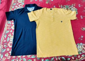 Bundle of 2 Men's T-Shirt 💛💙
