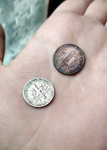 USA One Dime And Cent