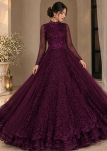 Party wear heavy work gown