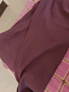 Elegant Plum Colored Ethnic Skirt