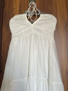 Flowy White Maxi Dress