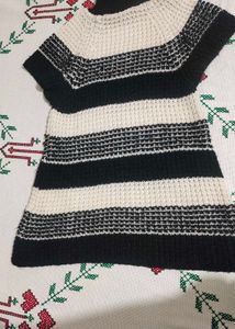 knitted woolen Turtleneck Dress