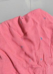 Pink Embroidered Kurta with pant