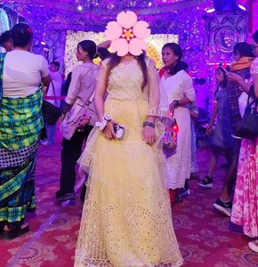 Yellow Lehenga choli.             No Coins Negotia