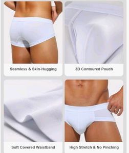Men's White Trunks Underwear
