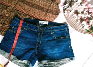 Blue Denim Shorts
