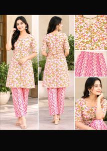 Floral Print Kurta Set with Pants