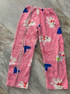 Cozy Pink Cartoon Pajama Pants