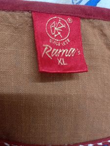 EKOyRamas Cotton Straight Cut Kurta With Embroider