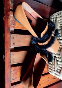 Fur Trim Mules