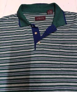 Wrangler Men's Striped Polo Shirt
