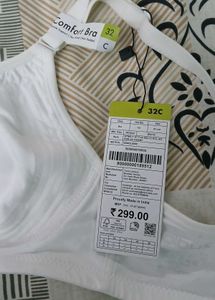 White Cotton bra - NEW WITH TAG
