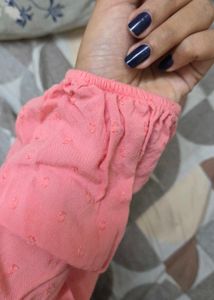 Chic Pink Wrap Peplum Top