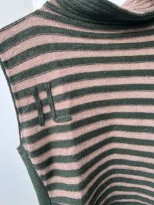 Striped Sleeveless stretchable Mini Dress
