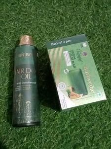 Sniss Hair Oil & Bathveda Neem Tulsi Soap