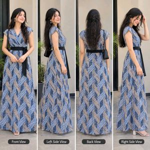 Stylish Wrap Maxi Dress