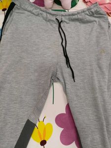 Grey Joggers with Dark Accents