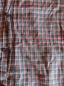 Checkered Hooded Shirt