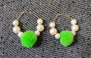Pom Pom Earrings