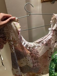 Floral Patchwork Crop Top. Totally new!!