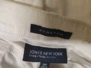 Imported White Capri Pant