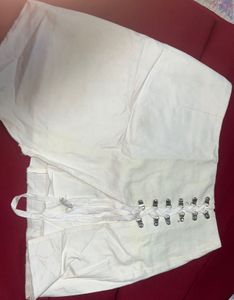 Cream Corset Style Blouse