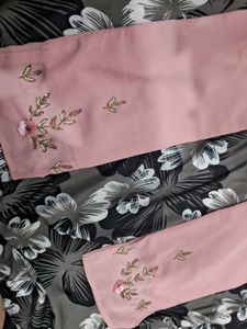 Elegant Pink Kurta with Embroidery