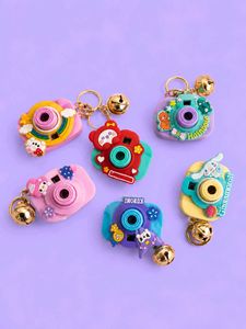 Cute Camera Charm Keychain Set
